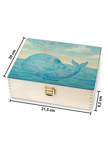 Mr. & Mrs. Panda Teebox Wal Konfetti Design ohne Spruch in Weiß