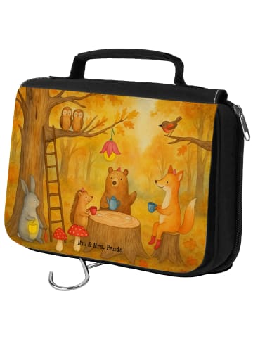 Mr. & Mrs. Panda kosmetiktäschchen Waldtiere Picknick Design ohn... in Weiß