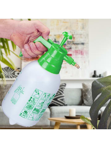 relaxdays 4x Pumpsprühflasche in Grün - 2 l
