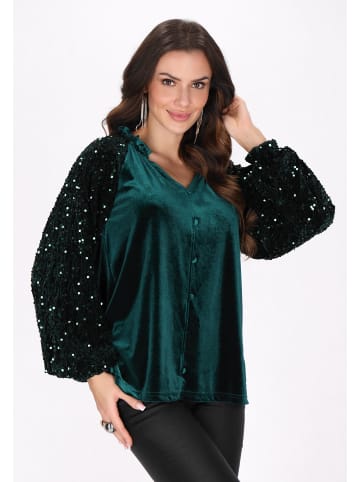 faina Women Blouse in Emerald