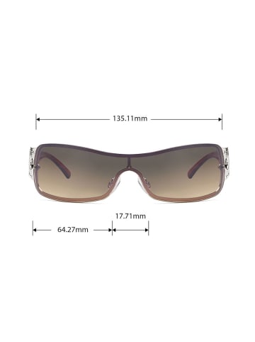 BEZLIT Damen Sonnenbrille in Dunkel Braun