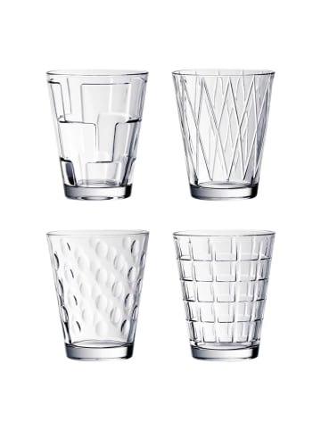 Villeroy & Boch 16er Set Wassergläser Dressed Up 310 ml transparent in transparent