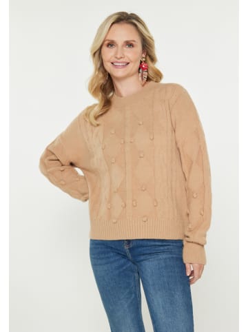 VIRITA Women Sweater in Camel