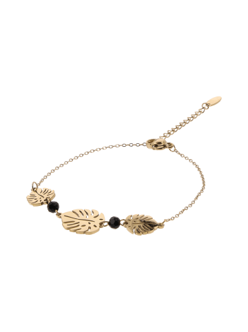 grassland Women Chain Bracelet in Gold Black