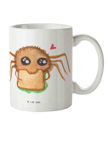 Mr. & Mrs. Panda Kindertasse Spinne Agathe Sandwich ohne Spruch in Weiß