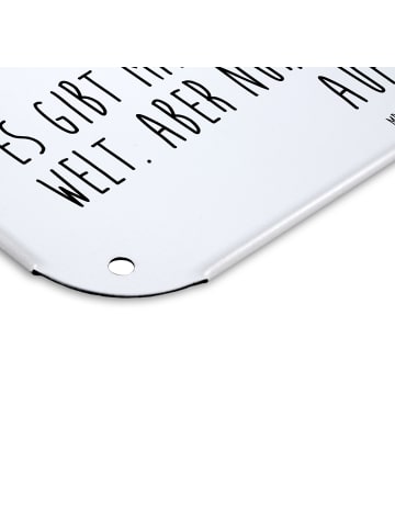 Mr. & Mrs. Panda Schild Papa Bär mit Spruch in Weiß