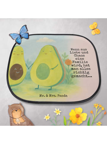 Mr. & Mrs. Panda Hitzeschutz Auto Avocado Pärchen Design mit Spruch in Weiß