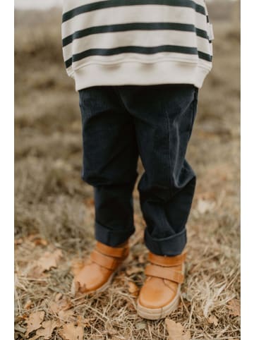 leevje Unisex Oversized Sweatshirt stronger together' in cream-navy