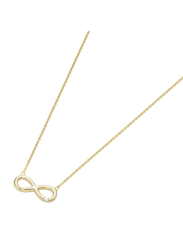 Luigi Merano Collier Mit Infinity Und Brillant in Gold