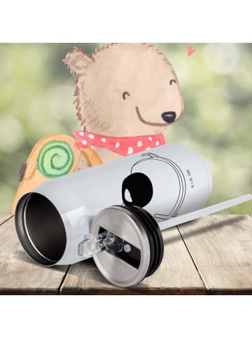 Mr. & Mrs. Panda Wasserflasche Avocado Schwangerschaft ohne Spruch in Weiß