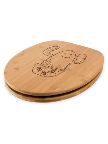 Mr. & Mrs. Panda Holz Klodeckel Kaktus Happy ohne Spruch in Transparent
