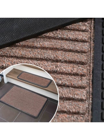 Astra Fußmatte Außen BORDER STAR 4ER SET 4 in Braun