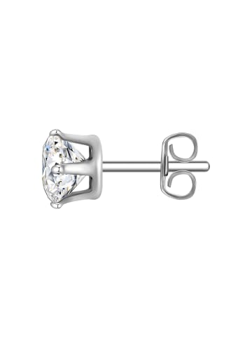 Ohrstecker aus Edelstahl mit Zirkonia in silber