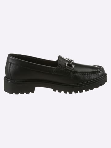Heine Slipper in schwarz