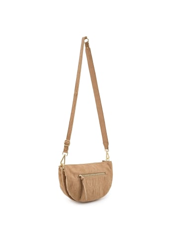 FREDs BRUDER Velvet Wild Umhängetasche Leder 28 cm camel