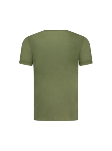 Aeronautica Militare Grünes Baumwoll-Unterhemd