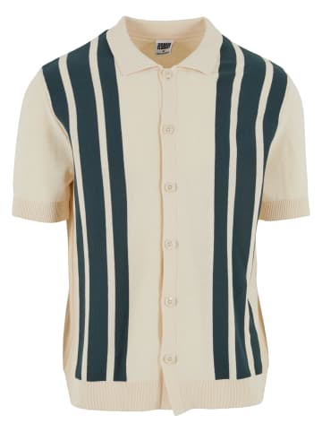 Urban Classics Urban Classics Hemden in whitesand/bottlegreen