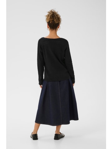 Cream Strickjacke CRDela Regular fit in Pitch Black