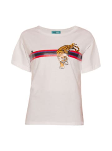 TOOCHE Shirt & Top "Tiger" für Damen in Weiß