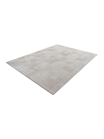 Vivorum Wohnzimmer Teppich – Kurzflorteppich Calma 125 in Beige