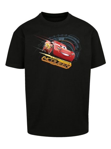 F4NT4STIC Heavy Oversize T Shirt Cars Lightning McQueen in schwarz