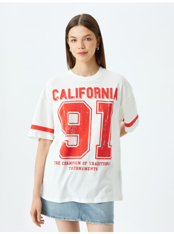 KOTON TSHIRT SS in Ekru