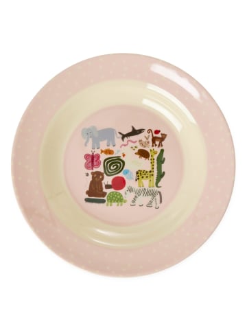Rice Melamineschüssel Wildlife Print in pink