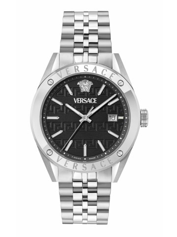 Versace Analoguhr für Herren in silber