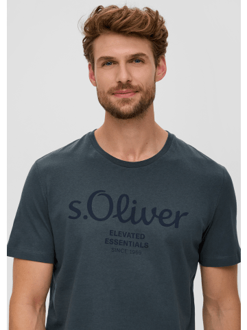 s.Oliver T-Shirt kurzarm in Grau