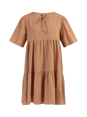 DreiMaster Vintage Damen Kleid in Hellrost