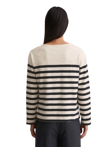 Marc O'Polo Gestreiftes Longsleeve relaxed in Dark Blue