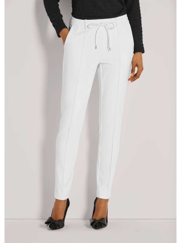 MADELEINE Stretchhose mit Tunnelzug in wollweiß