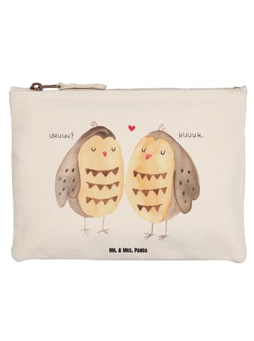 Mr. & Mrs. Panda Stofftasche Eulen Liebe ohne Spruch in Weiß