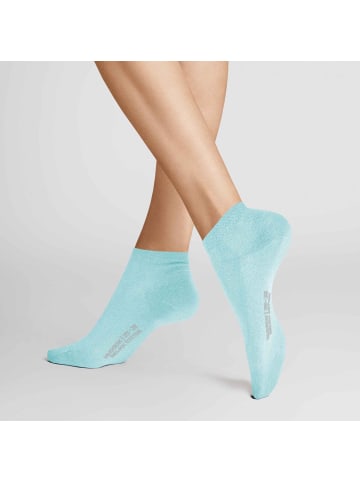 Hudson Sneakersocken Relax Cotton hautfreundlich in aqua blue