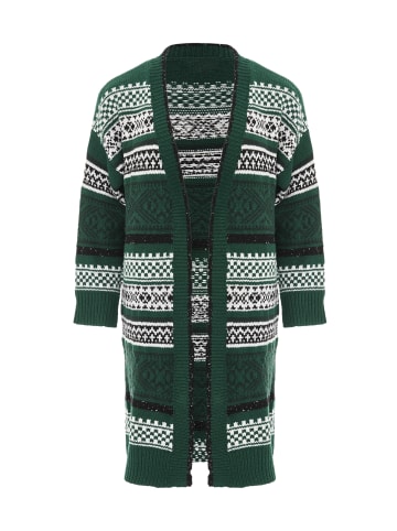 Jalene Strickjacke in Dunkelgrün