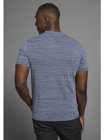 Delmao T-Shirt in marine melange / grau melange