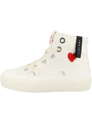 INUIKII Sneaker low Matilda High Top Distressed in creme