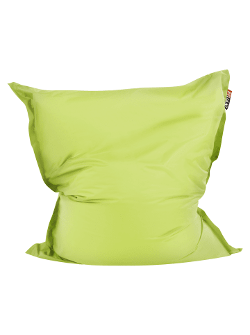 Beliani Sitzsack FUZZY in Grün - (W) 140 x (H) 20 x (L) 180 cm