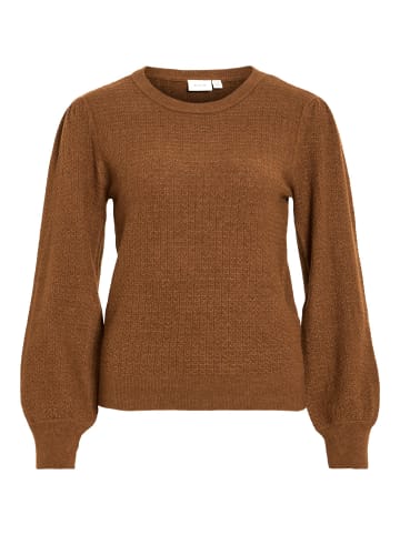 Vila Strickpullover in Chocolate Brown