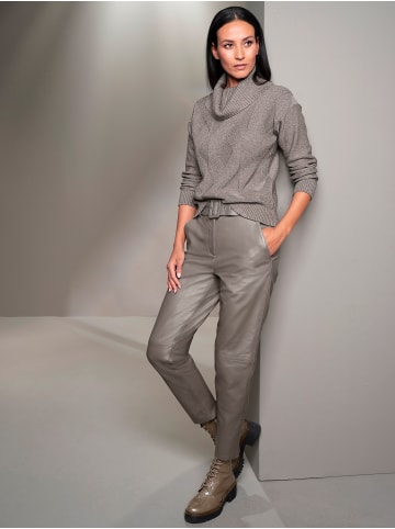 Heine Rollkragenpullover in dunkeltaupe-meliert