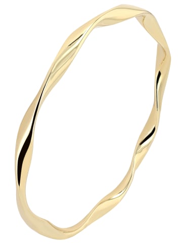 Adeliás Damen Edelstahl Armband Armreif in gold
