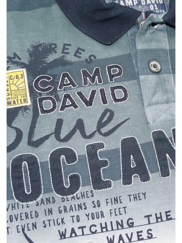 CAMP DAVID  Poloshirt 'Beach Life' in mehrfarbig