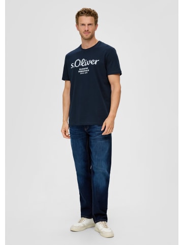 s.Oliver T-Shirt kurzarm in Blau