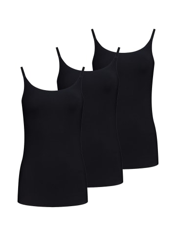 Bye Bra Shapingtop Uni Stretch Singlet in Black