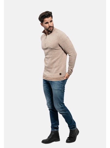 KEY LARGO Pullover 'MST HORST' in beige