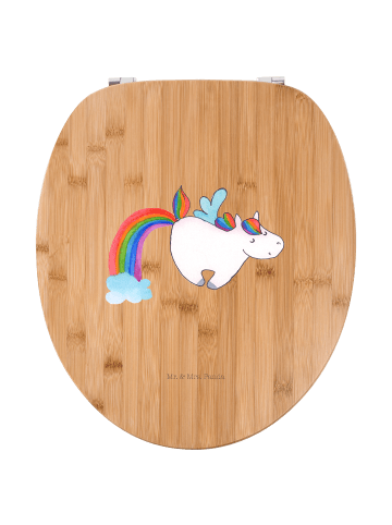 Mr. & Mrs. Panda Motiv WC Sitz Einhorn Fliegendes Pferd ohne Spruch in Braun