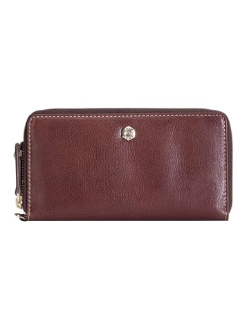 Jekyll & Hide Zulu Geldbörse RFID Leder 19 cm in burgundy