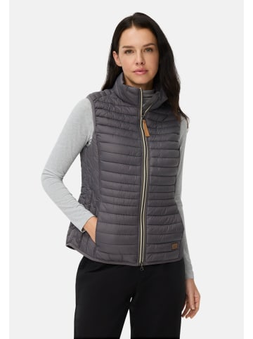Camel Active Steppweste mit reflektierenden Details in Grau