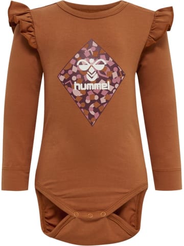 Hummel Kinder Langarmbody in Braun