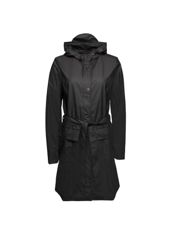 RAINS Regenjacke Curve W Jacket W3 in schwarz